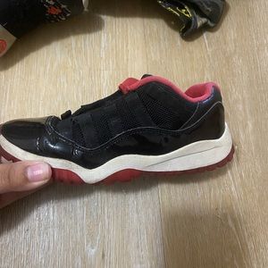 Black and red Jordan’s